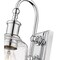 Z-Lite Bryant 1 Light Wall Sconce, Chrome And Clear Seedy 734-1S-CH - alternate 4